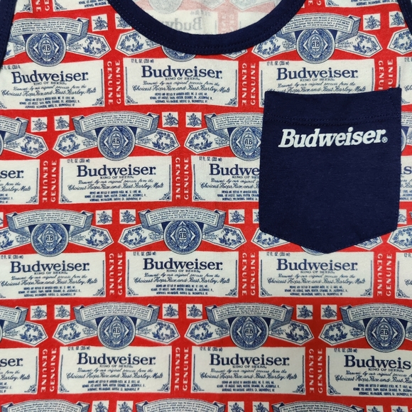 Budweiser Men's Tank Top Size Small 34/36 - Picture 2 of 7